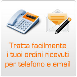 Tratta i tuoi ordini ricevuti per telefono e email