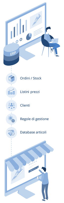 connessione sicura al gestionale ERP