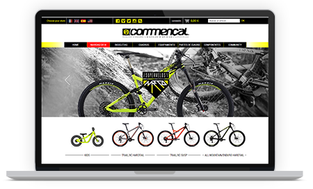 Tienda online a medida - Herramientas personalizadas - Commençal