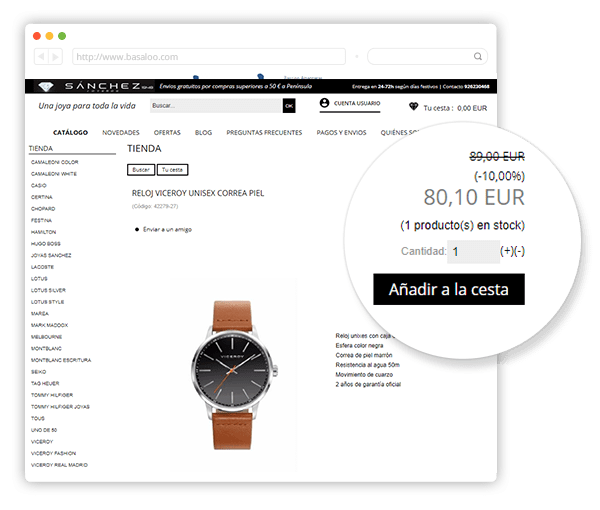 abrir tienda online - Stock
